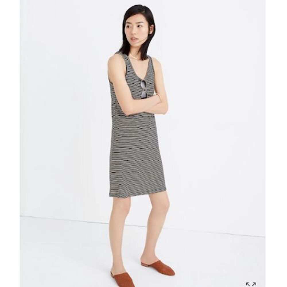 Madewell Sz Sm Striped Tank Dress Pattern Sleeveless Summer